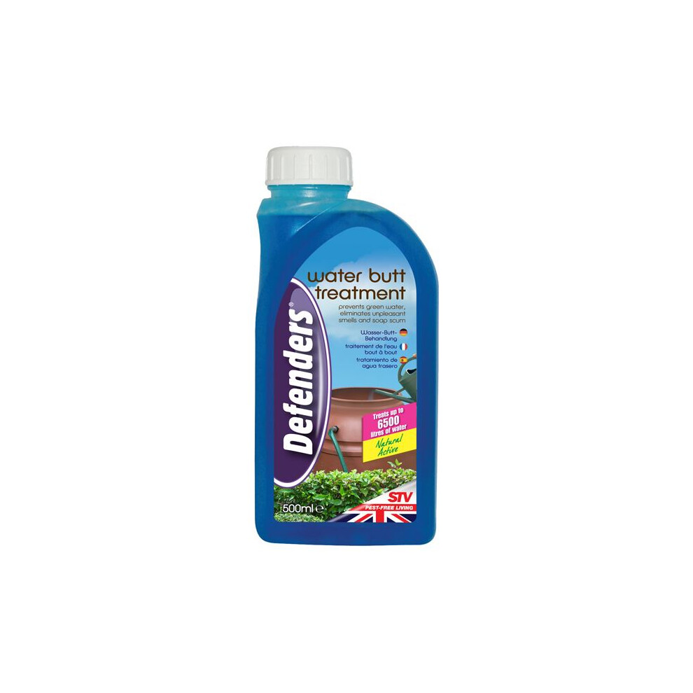 Defenders 500Ml Water Butt Treatment - Water 500Ml Butt Treatment Prevents Green