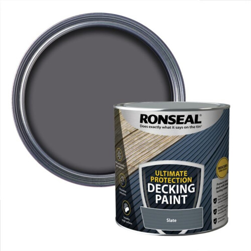 Ronseal Ronseal Ultimate Protection Decking Paint Slate 2.5 litre 39159 1