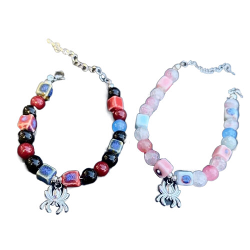 Halloween-Spinnen-Paar-Armbänder, modisches-Miles Attribute BH 1