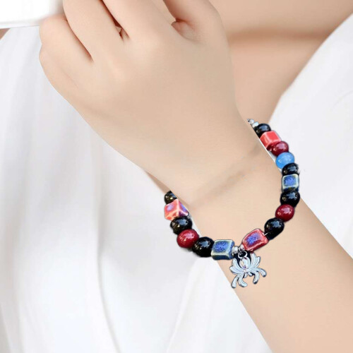 Halloween-Spinnen-Paar-Armbänder, modisches-Miles Attribute BH 2