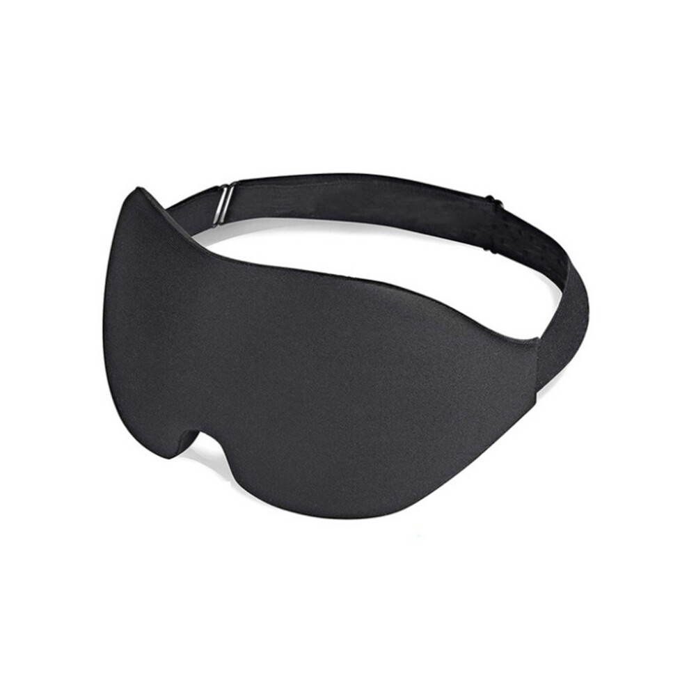 Inf Black 3D Contoured Cup Sleep Eye Mask Type A 4-Piece