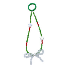 Perlen-Bowknot-Anhänger im Y2K-Stil, Handy-Charm-Riemen,
