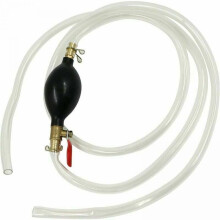 Sifonpump för bränsleöverföring, handpump med flexibel PVC-slang och oljetätt material, multifunktionellt vätskeöverföringsverktyg för