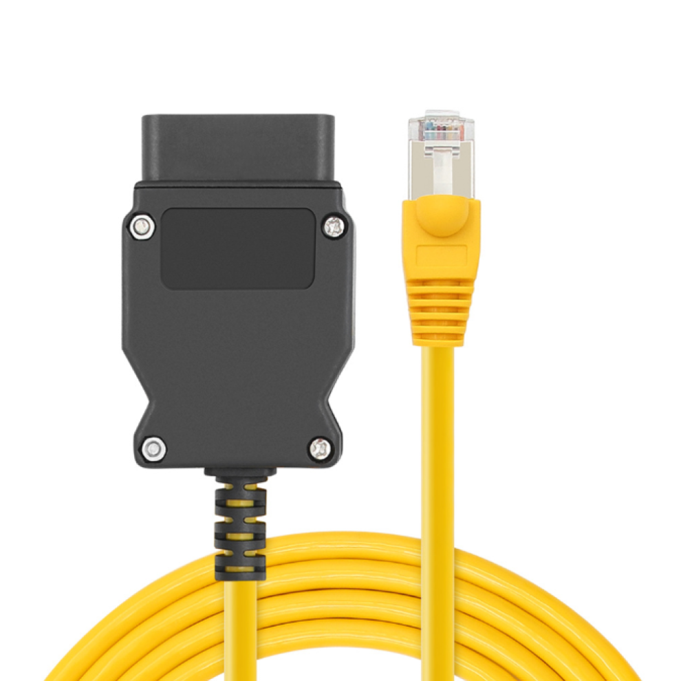 Ethernet To Obd Interface Cable, Obd2 Rj45 Cable With Shielded Rj45 Connector And Flexible Obd Connector, Enet Coding For Car Diagnostic Coding, 9169997077080