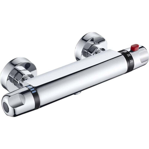 Modern Thermostatic Valve, Solid Brass With Intelligent Temperature Control For A Consistent Shower Experience, Easy Installation Quick Response