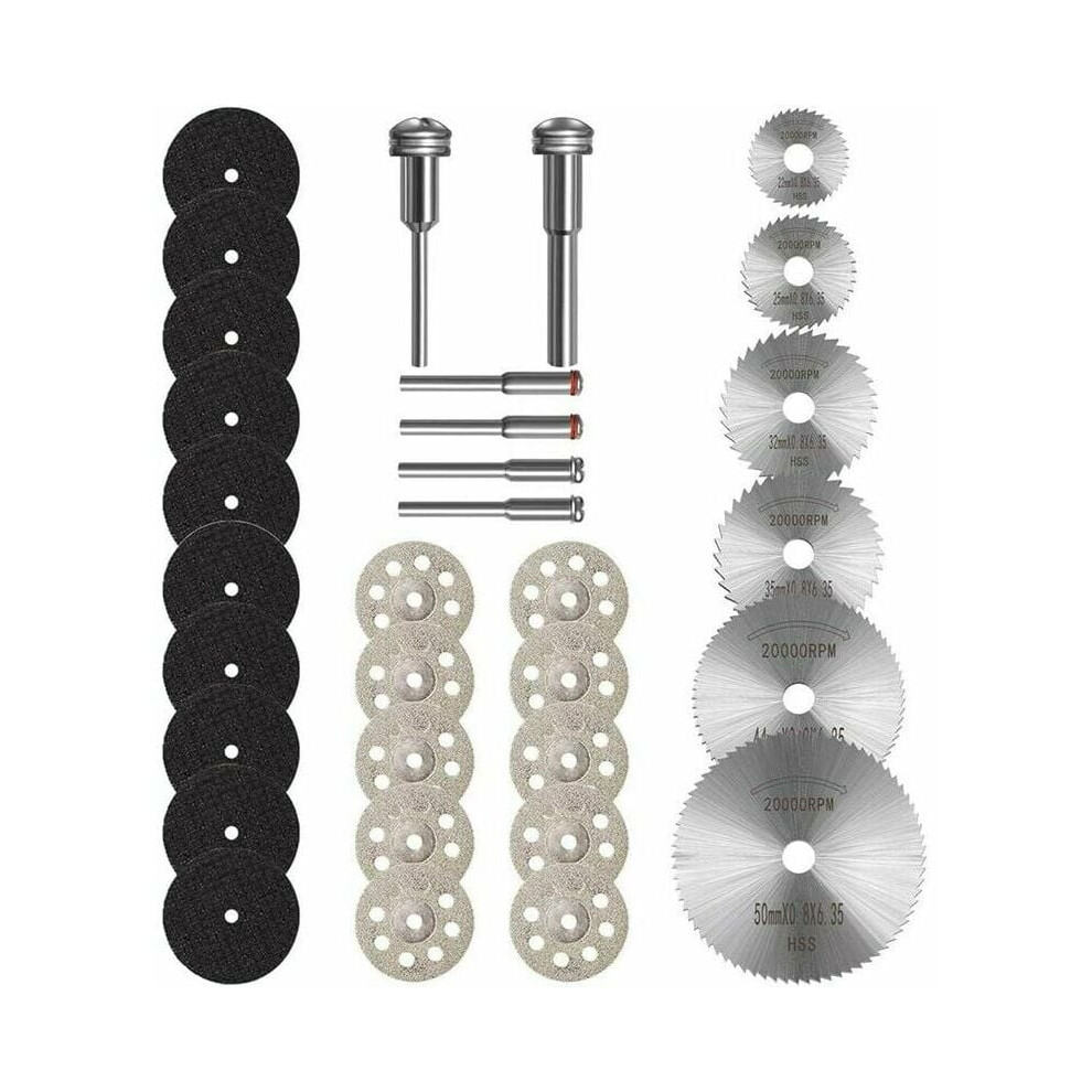 Durable And Firm Cutting Wheels Set, Hss Circular Saw Blades For Dremel Rotary Tool Accessories With High Cutting Efficiency 9405630514230