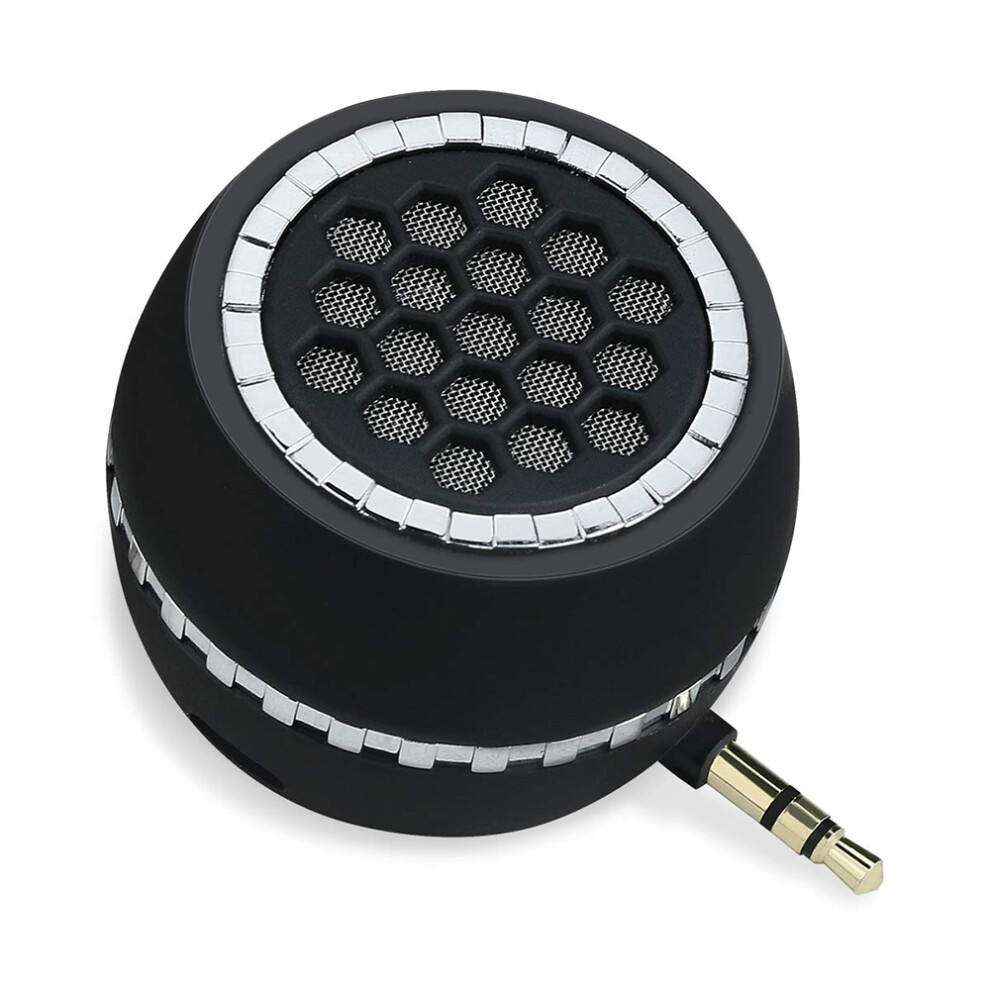 Loud Volume Portable Speaker, Super Small Mini Speaker With 3.5Mm Aux Audio Interface, Power Saving Rechargeable Battery, Clear Bass For Smartphones, 9128293811095