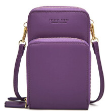 Gaveidé til hende, kompakt design lille crossbody-taske med kortlommer, justerbar og aftagelig skulderrem til kvinder, stilfuld kæderem i