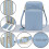 Τσάντα Crossbody για γυναίκες με πολλαπλές υποδοχές καρτών, τσάντα κινητού τηλεφώνου 4