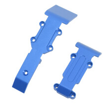 Plaques de protection avant et arrière RC 1/16 en aluminium pour Revo Slash