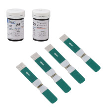 50 Stück PET-Blutzuckertestsstreifen für Diabetesüberwachung, präzise