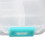 Weekly Medicine Organizer Waterproof Plastic Box 10 Compartments White 11