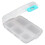 Weekly Medicine Organizer Waterproof Plastic Box 10 Compartments White 13