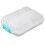 Weekly Medicine Organizer Waterproof Plastic Box 10 Compartments White 3