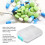Weekly Medicine Organizer Waterproof Plastic Box 10 Compartments White 5