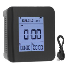 Draadloze omgevingsmonitor voor realtime meting van de binnenluchtkwaliteit via meerdere sensoren, met USB-voeding, wifi-app en infrarood