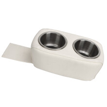 Portable Double Cup Holder for Boats RVs and Yachts - Fits 3.1" to 3.5