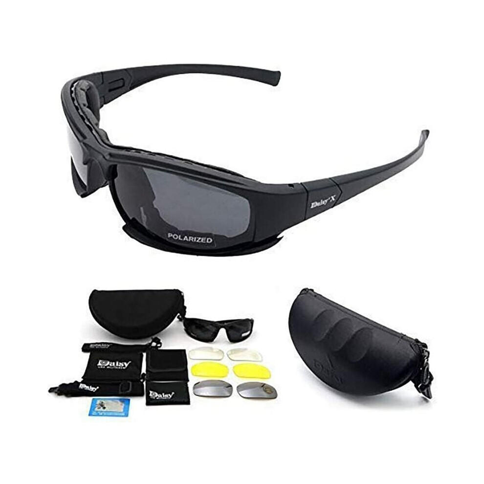 Safety Glasses For Ultimate Protection, Shatterproof Polycarbonate Lenses Withstand Any Challenge, 4 Interchangeable Lenses For All Environments
