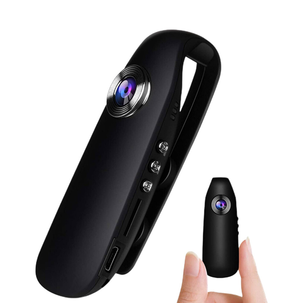 Mini Body Camera With 1080P Hd Body Cam, Video Recording Motion Detection And Loop Recording, Wearable Magnetic Clip Rechargeable Portable Security 9448196732236