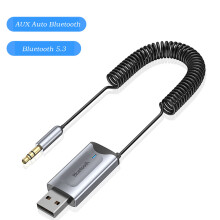 Adapter audio Bluetooth zapewniający krystalicznie czystą muzykę, kompaktowa, przenośna konstrukcja ułatwiająca podróżowanie, funkcja Plug