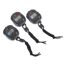 3PCS Waterproof Sports Stopwatch Timer, High Accuracy, 40mAh, ABS, Multi-Function
