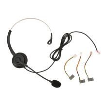HD Voice Headset With Noise Cancellation Microphone For Office Use Ergonomic Binaural Design Lightweight Comfortable Durable Construction Quick Discon