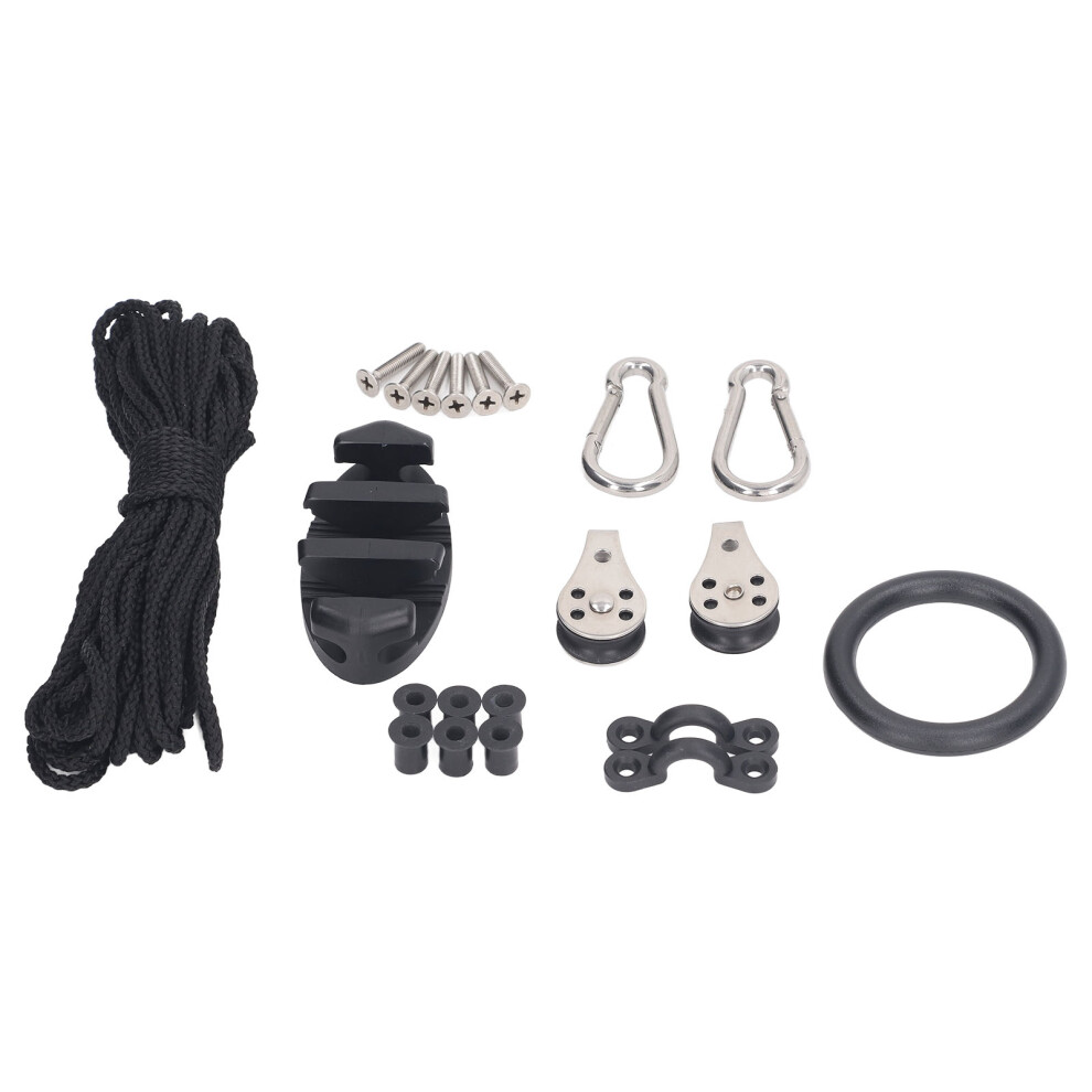 Kayak Anchor Rope Kit With Nylon Ring & Steel Thimble For Fishing & Camping 7901375309381