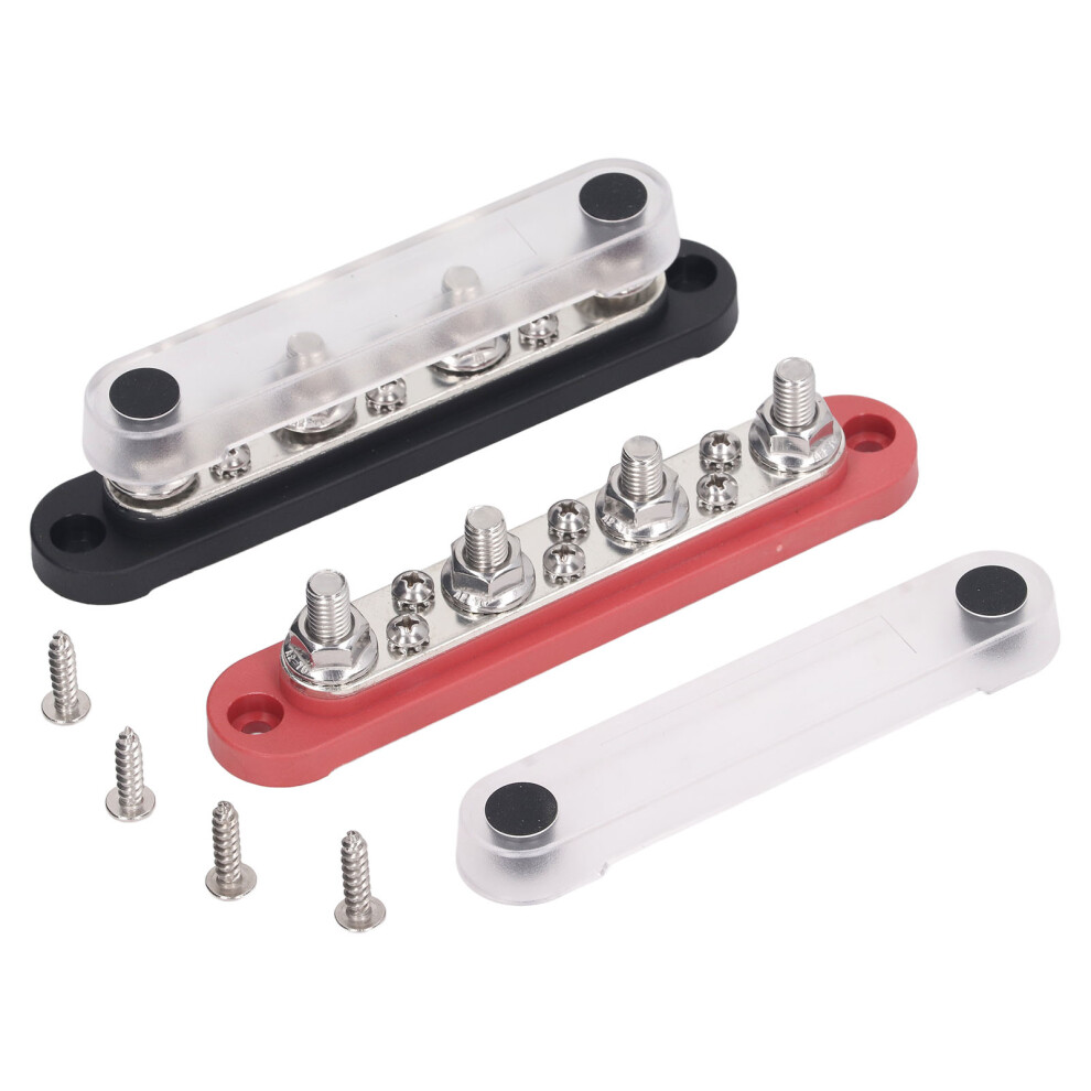 Battery Busbar Power Distribution Block Bus Bar Terminal Block Flame Retardant Corrosion Protection Wide Application High Current Capacity Marine 9159805515842