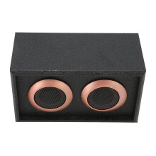 Passiver HiFi-Lautsprecher mit magnetischem Bassreflexrohr und Kalottenhochtöner im Holzgehäuse für überragende Klangqualität in kompakter Form