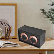 Haut-parleur tweeter en bois 35W 6Ω HiFi passif 160x90x76mm Noir