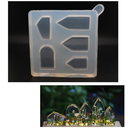 Silikonform, Miniatur-Hausgussformen, 1