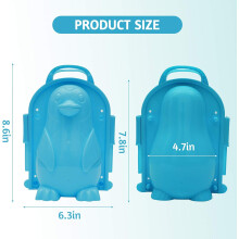 High Quality Material, Snowball Maker Toys for Unforgettable Outdoor Winter Play, Unique Shape and Multi-application Snow and Sand Mold