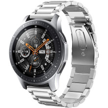 Correas ajustables de acero inoxidable con un elegante diseño para Samsung Galaxy Watch, pulsera de silicona resistente con pasadores de liberación