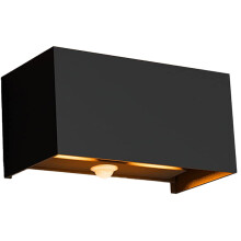 Buitenwandlamp, weerbestendig met bewegingssensor, 3000K warm wit, verstelbare lichtbundel voor binnen- en buitengebruik, geschikt voor
