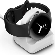 Compatibile con Google Pixel Watch2, stazione di ricarica magnetica con connettore USB di tipo A o di tipo C, soluzione di ricarica sicura con cavo