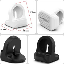 Oplaadstandaard voor Google Pixel Watch, ruimtebesparende standaard met nauwkeurige openingen voor de oplader, handig oplaadstation met antislipvoet