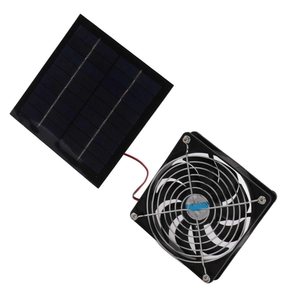 Quiet Operation 20W Solar Exhaust Fan Kit For Rv & Indoor Air Purity 4921369394806