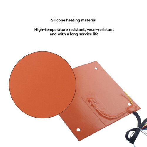 Hot Bed Silicone Heating Pad for    Heated Print Bed for    Hot Bed 3D Printer Accessories 2