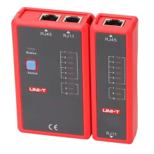 UNIT UT681L RJ45 RJ11 Cable LAN Tester Network Cable Telephone  Dual-Use Tester LED Status Display NC Repair Tool