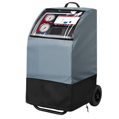 For Robinair A/C Refrigeration Recovery Machine Protective Cover with Perspective Window Motor Waterproof and Dustproof