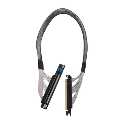 PCIE5.0X16  Card Extension Cable 90 128GB/S for GPU Ai Server  Artificial Intelligence Acquisition Card