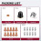 23Pcs IPT60 Plasma Cutter Torch Consumables Kit for CUT55 Models, .045" Accessories 2