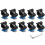 10pcs Solar Panel End Clamp for Standard Unistrut, 30mm/35mm Solar Panel Brackets , Solar Panel Mounting Kit 1