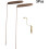 Copper Dowsing Tools with Walnut Handle Dowsing Rods and Pendulum Set for Water Finding Gold Detection Mineral Seeking 7