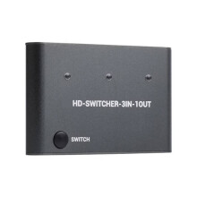 -Kompatibel 4K- 3 In 1 Ut Växla Inmatningsenheter med Ett Klick för Att Dela en HD-Skärm Stöder PC-Spel