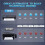 Portable Wireless Printer  Thermal Printer Support A4&A5 Thermal Paper, Inkless Printer for Office Car Home 6