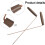 Copper Dowsing Tools with Walnut Handle Dowsing Rods and Pendulum Set for Water Finding Gold Detection Mineral Seeking 6