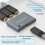 -Compatible 4K Switcher 3 in 1 Out One-Click  Input Devices to Share One HD Screen Support PC Game 8