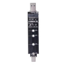 RTL9210B Chip B+M/M Key Dual Protocol M2 SSD Adapter for M.2 Protocol SSD NVME SSD 10Gbps USB 3.2 GEN2 Riser B