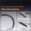 PCIE5.0X16  Card Extension Cable 90 128GB/S for GPU Ai Server  Artificial Intelligence Acquisition Card 3